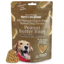 Load image into Gallery viewer, All-Natural Peanut Butter Dog Treats - Homemade-All Natural Dog Treats for Digestive Help - Gluten Free Healthy Human Grade Dog Biscuits for Sensitive Stomachs- USA Made