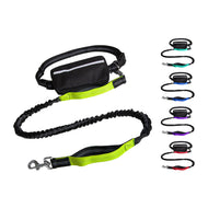 Bungee Hands-Free Leash Belt with Zipper Pouch