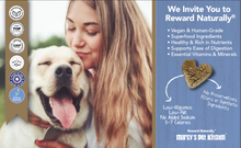 Load image into Gallery viewer, All-Natural Peanut Butter Dog Treats - Homemade-All Natural Dog Treats for Digestive Help - Gluten Free Healthy Human Grade Dog Biscuits for Sensitive Stomachs- USA Made
